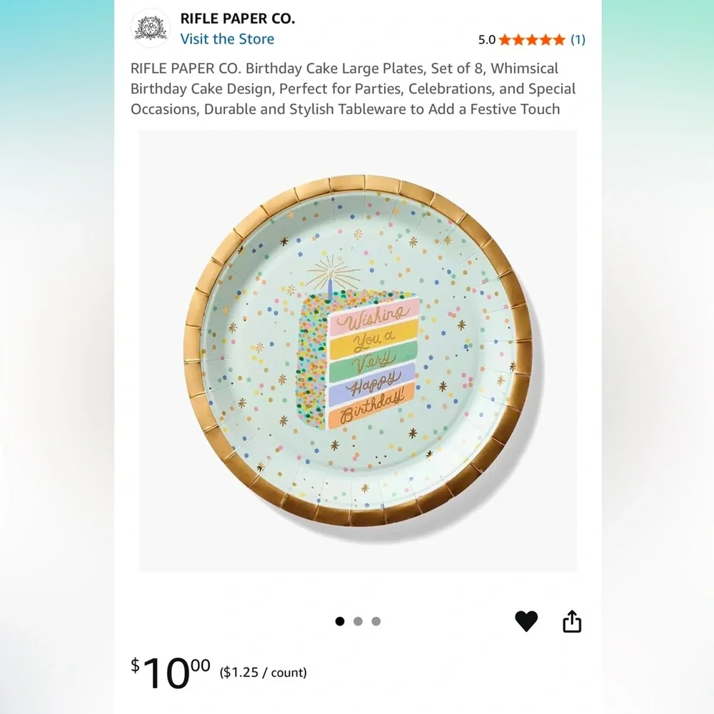 Rifle Paper Co. charming plates